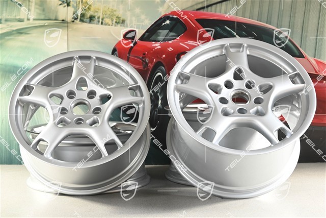 19" Komplet felg Carrera S, 8J x 19 ET57 + 11J x 19 ET67