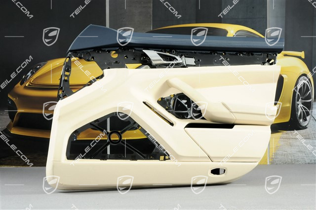 Tuerverkleidung, Vorne, Leder, yachtingblau/crema, R Tuerverkleidung, Vorne, Leder, yachtingblau/crema, R
