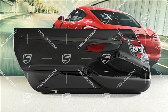 GTS 4.0, Türverkleidung mit Zierleiste Carbon, Leder Schwarz, Bose, L