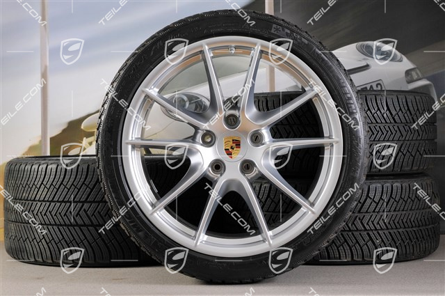 20-inch Carrera S (III) winter wheel set, 8,5J x 20 ET51 + 11J x 20 ET70, winter tyres 245/35 ZR20 + 295/30 ZR20, TPMS