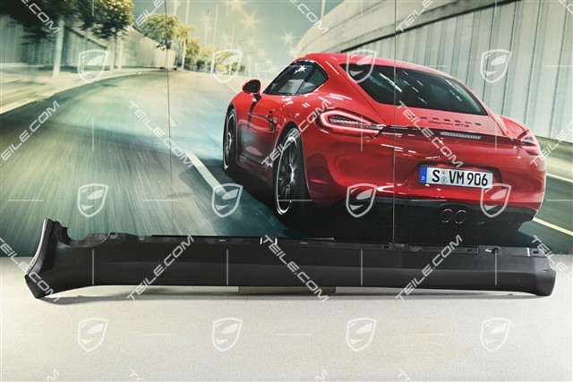 Schwellerblende, satin schwarz, GTS / GT2 / GT2 RS / GT3 RS, L