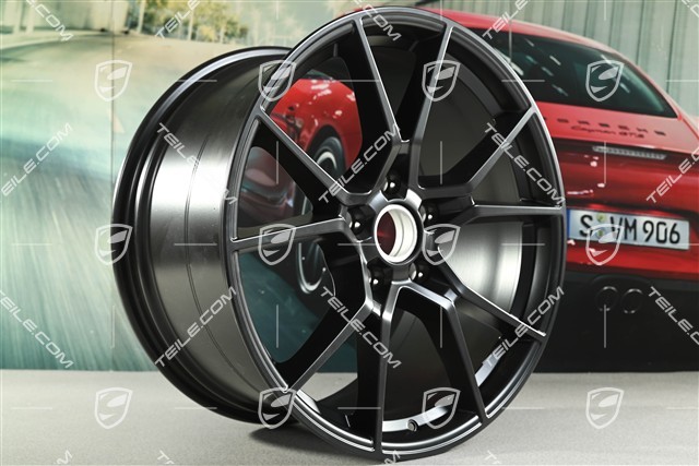 20-inch wheel rim, Cayenne S, 10,5J x 20 ET55,  black satin-matt
