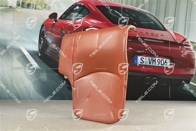 Back seat lower / cushion, Coupe/Targa, leather, Terracotta, L