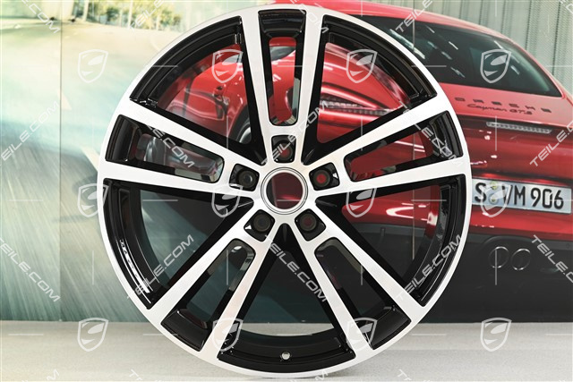 22" Felga Sport Design, 11,5J x 22 ET61, czarny wysoki połysk