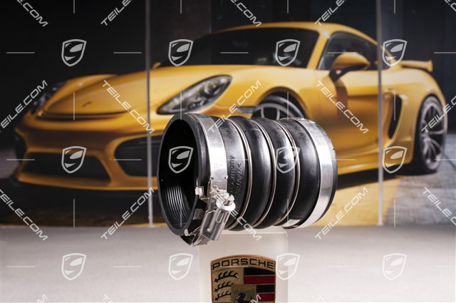 Throttle body rubber hose with clip / clamp