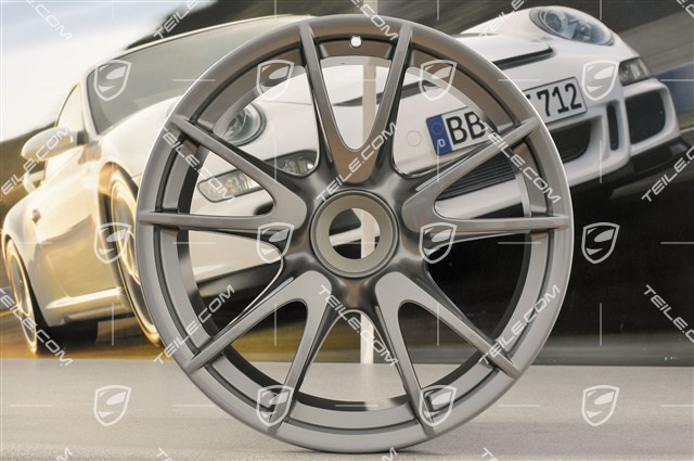 19-inch Rims set GT3RS / GT3RS 4.0, GT-Silber, 9J x 19 ET47 + 12J x 19 ET48