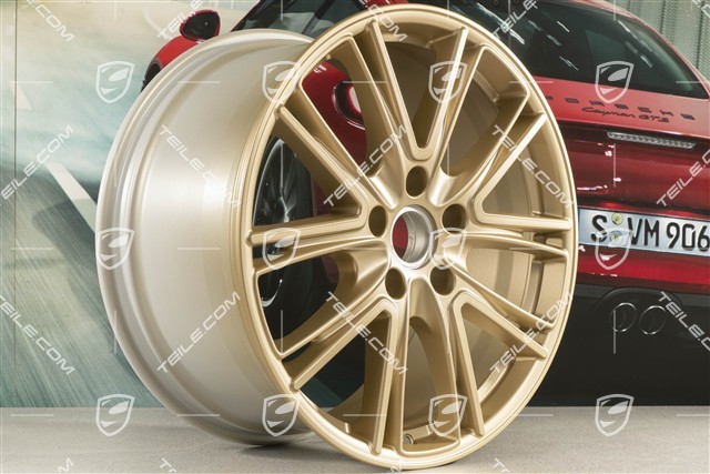 20" Felge Exclusive Design, 10,5J x 20 ET71, für Winterbetrieb, Aurum Seidenmatt