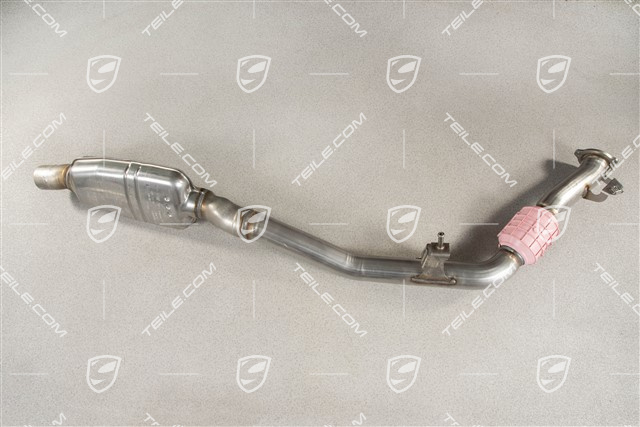 Exhaust pipe with front silencer, V6 BiTurbo 2,9L 324kW, L