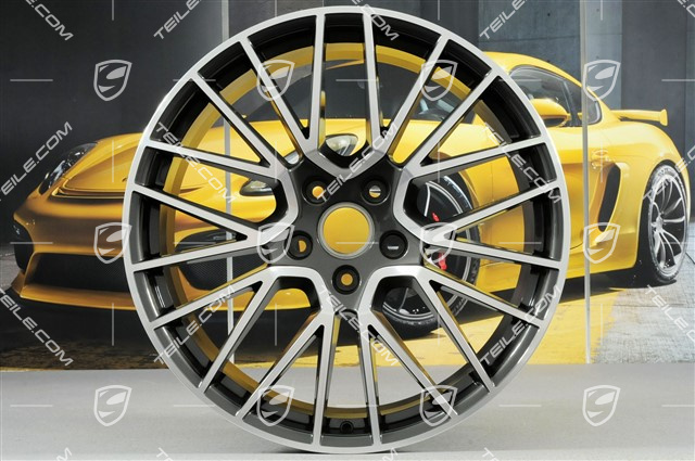 21-inch wheel rim set Cayenne RS Spyder, 11J x 21 ET49 + 9,5J x 21 ET46, for Cayenne Coupe