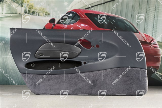 Türverkleidung, Kunstleder, mit Airbagblende, ohne sound paket, Metropolblau, L