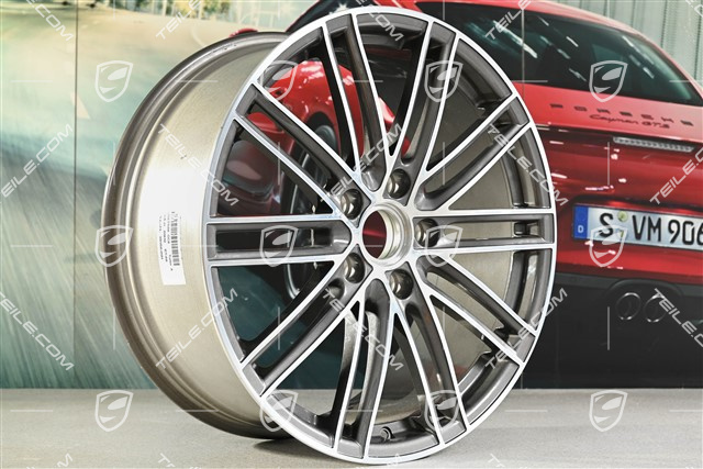 20-inch wheel rim 911 Turbo IV, 8,5J x 20 ET49, Titan