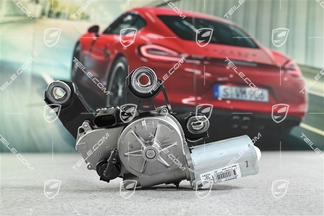 Wiper motor, rear wiper