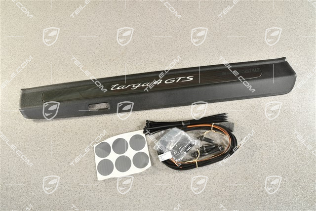 Eintiegsleisten beleuchtet, Carbon, 1pc (Targa 4 GTS)