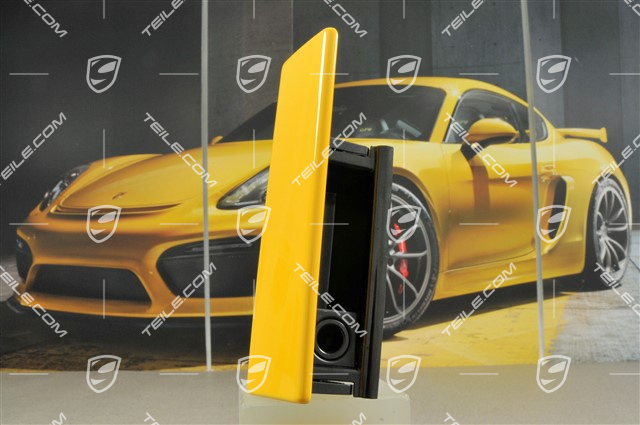 Ashtray, Lacquered, Speed Yellow Ashtray, Lacquered, Speed Yellow