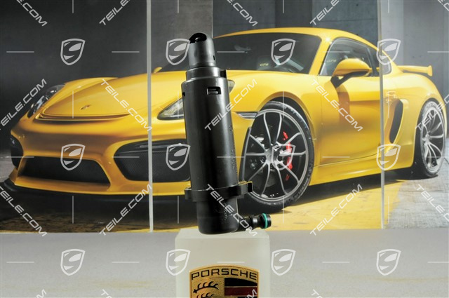Nozzle, incl. Nozzle head, GTS / GT3 / Spyder / GT4, black mat, L=R Nozzle, incl. Nozzle head, GTS / GT3 / Spyder / GT4, black mat, L=R