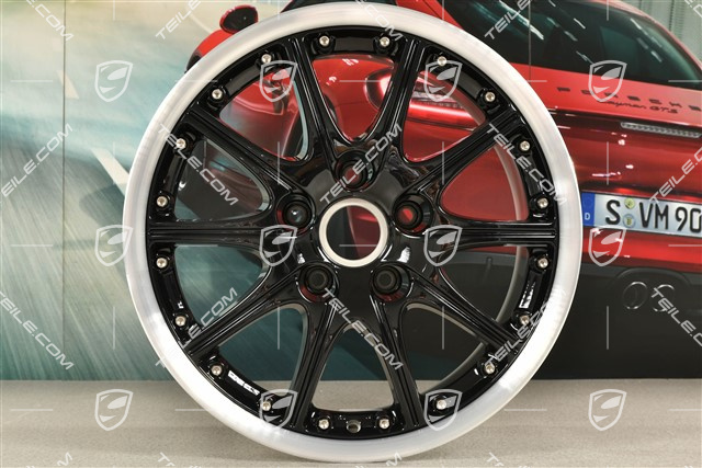 18-inch GT3 Sport Design wheel rim, 9J x 18 ET52, black high gloss