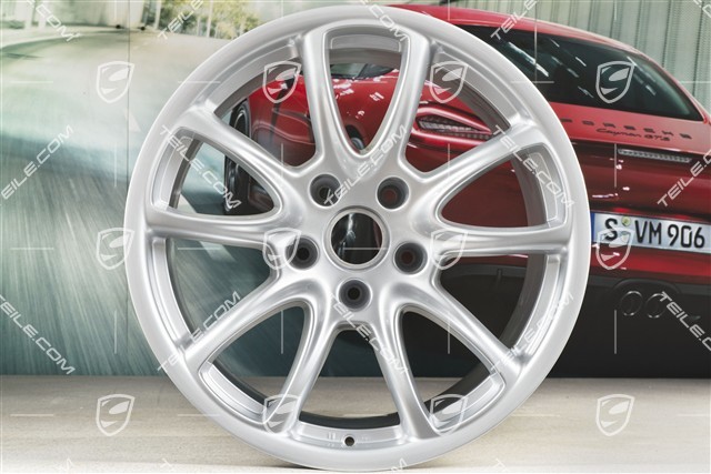 19-inch wheel, GT2 / GT3RS, 12J x 19 ET51, silver