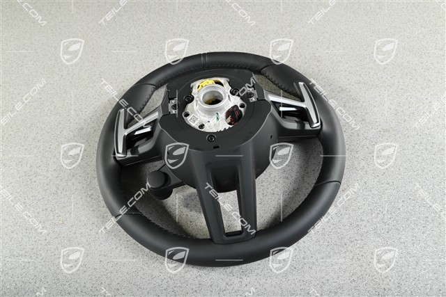 PDK, Multifunction steering wheel, Black Leather Sport Chrono Package Plus