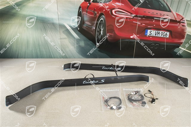 Einstiegleiste mit Beleuchtung, CARBON, Turbo, Satz (L+R)