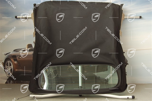 Verdeckbezug mit Scheibe, schwarz Verdeckbezug mit Scheibe, schwarz