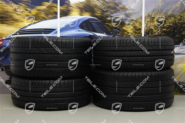 20" Carrera S III summer wheels set, rims 8.5J x 20 ET51 + 11J x 20 ET70 + NEW Pirelli P Zero summer tyres 245/35 ZR20 + 295/30 ZR20, without TPMS sensors