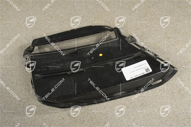 Air duct closed, black, R