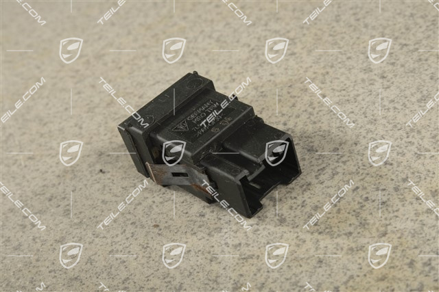 Seat heater switch, black matte, L