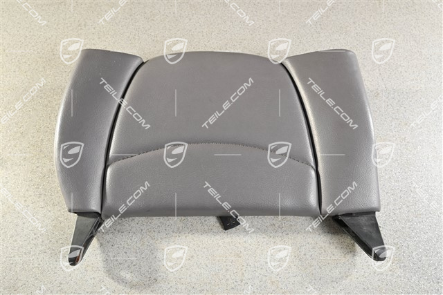 Back seat backrest, rear, leatherette, classic grey, Coupe / Targa, R