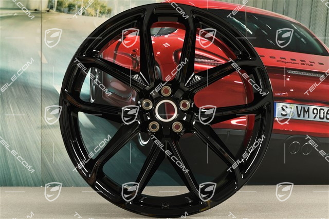 21-inch wheel rim "GT Design", 10J x 21 ET19, black high gloss