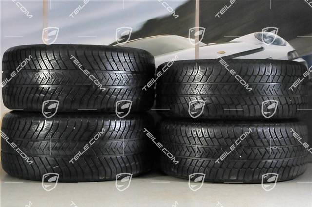 19-inch TURBO winter wheel set, wheels 9J x 19 ET 60 + 10J x 19 ET61 + Michelin winter tyres 255/45 R19+285/40 R19, TPMS sensors