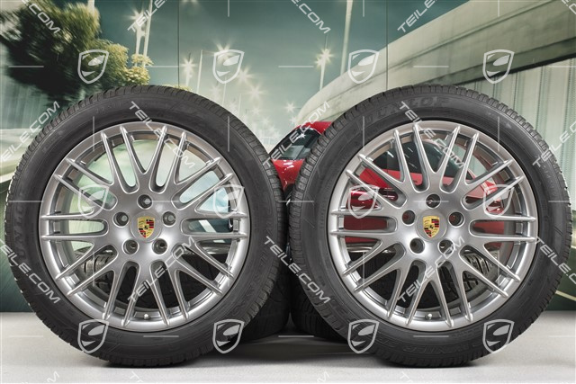 20-inch RS Spyder winter wheel set, wheel rims 9J x 20 ET 57 + Dunlop SP Winter Sport 3D tyres 275/45 R20, with TPMS