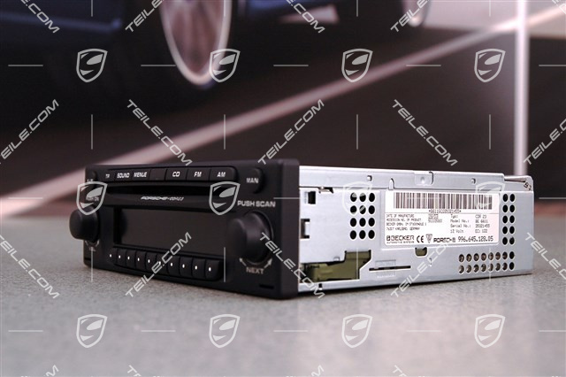 CD-Radio "Porsche CDR-23" RDW, mit Endstufe, Tuner+CD