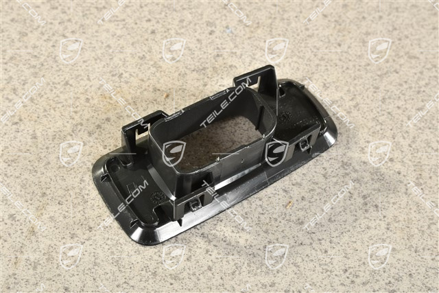 Aufnahmerahmen / Fensterheber Schalterblende, Beifahrerseite, Schwarz, R