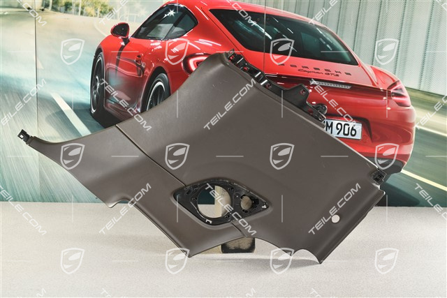 Seitenwandverkleidung, leder, acht grau, targa, R