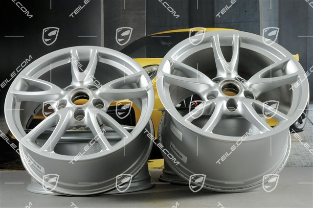 18" Komplet felg Carrera IV, 8J x 18 ET57 + 11J x 18 ET51, C4 / C4S 18" Komplet felg Carrera IV, 8J x 18 ET57 + 11J x 18 ET51, C4 / C4S