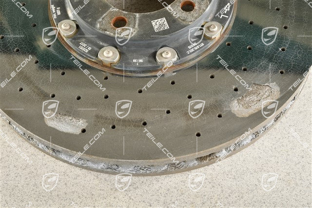 PCCB Keramik-Bremsscheibe, 20" / 420mm, L, beschadigt