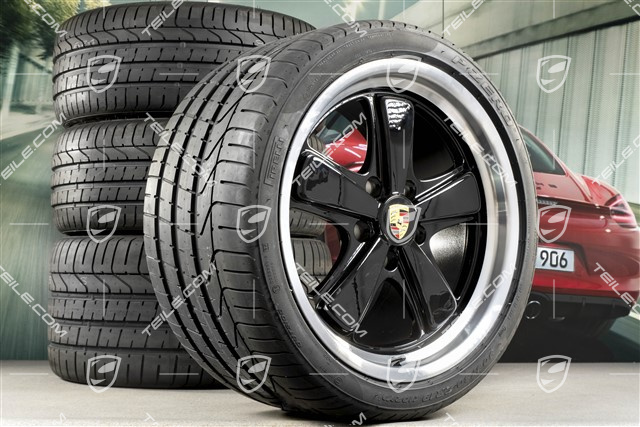 19" Komplet kół letnich "911 Sport Classic", felgi 8,5J x 19 ET55 + 11,5J x 19 ET67, opony letnie Michelin 235/35 ZR19 + 305/30 ZR19, czujniki ciśnienia RDK