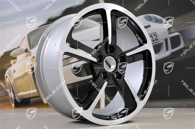 20" Komplet felg SportTechno, 8.5J x 20 ET57 + 10J x 20 x ET50, czarny połysk