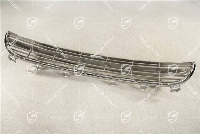 Front bumper Grille centre, Platinum Silver Metallic