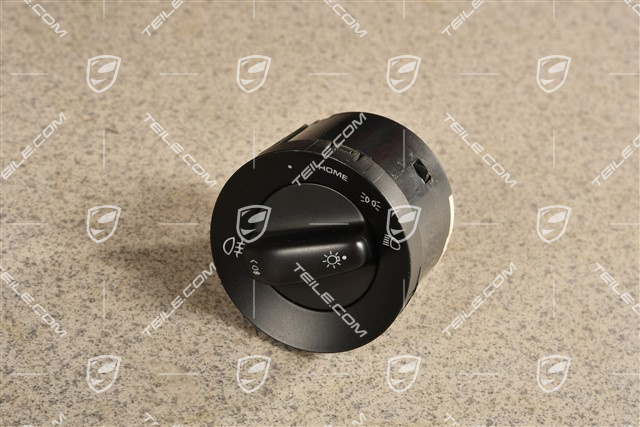 Headlight / light control switch, Daytime driving lights, black matte