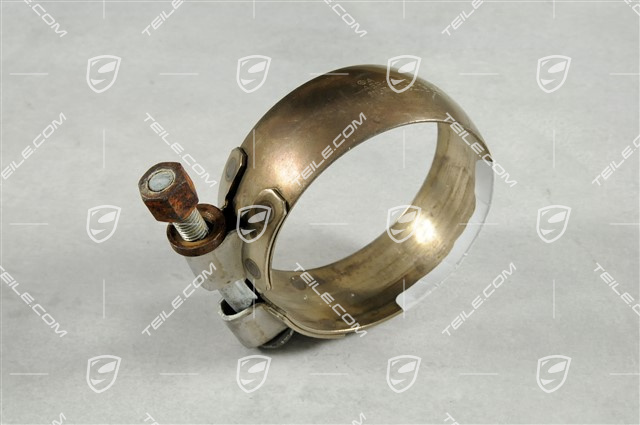 Exhaust tensioning / restraining strap / clamp Exhaust tensioning / restraining strap / clamp