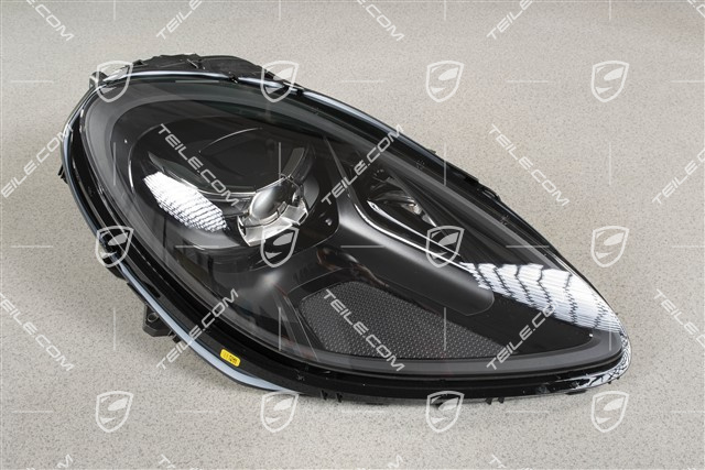 LED headlight, PDLS Plus, black, set, L+R
