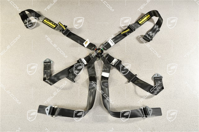 6-points belts, short version, black, GT4, SCHROTH, not valid after 2025