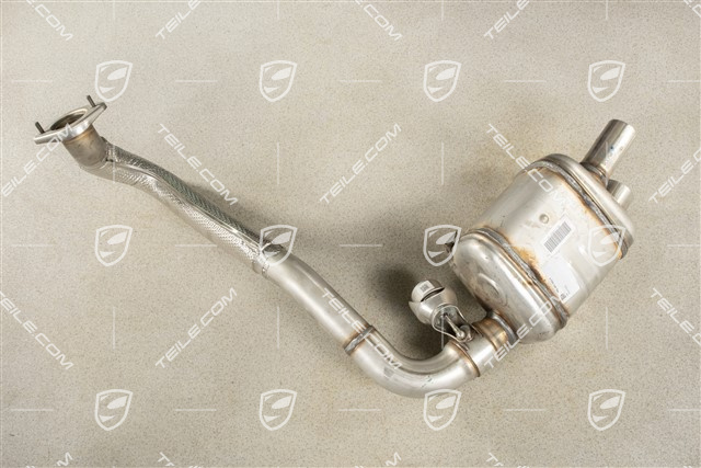 Sport exhaust muffler, R