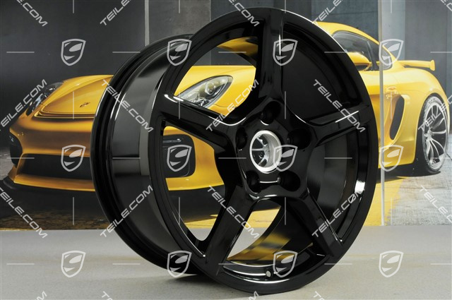 18-inch wheel Boxster IV, 9J x 18 ET47, black high gloss