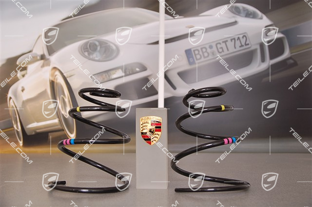 Schraubenfeder, 1 Satz (2 Stück), Serienfahrwerk, C2, Coupe Schraubenfeder, 1 Satz (2 Stück), Serienfahrwerk, C2, Coupe