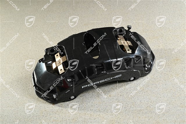 Fixed / brake caliper, front axle, gloss black, R