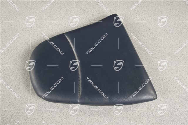 Back seat lower / cushion, Leatherette, Midnight blue, R