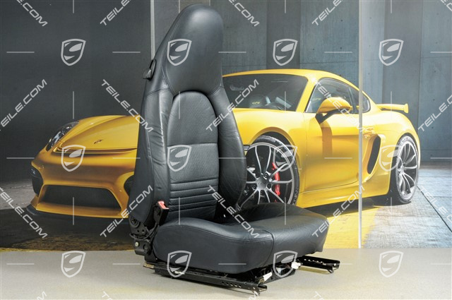 Seat, el adjustable, heating, Lumbar, leather, Metropole blue, damage, L