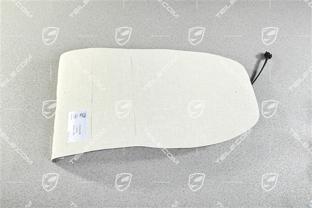 Front seat backrest foam part with heating mat, L=R